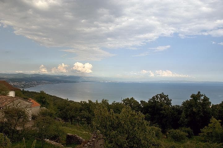 Rijeka (Fiume) visto da Ucka 